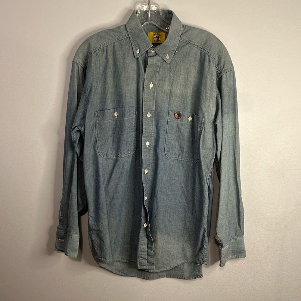 Men’s duckhead medium chambray denim shirt